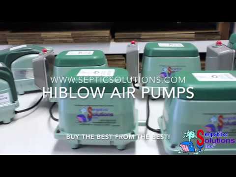Hiblow HP-80 Linear Septic Air Pump Video