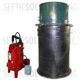 70 Gallon Pump Station with 1.0 HP Residential Grinder Pump