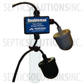 Alderon DoubleMax Dual Mechanical Pump Float Switch with 20' Cord, 120VAC Piggyback Plug