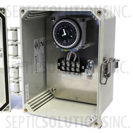 Regenerative Blower and Rotary Vane Timer Control Box (120VAC, 10 FLA)