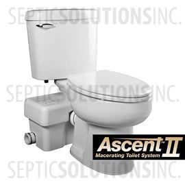 Liberty Ascent II RSW Mascerating Toilet System with Round Bowl