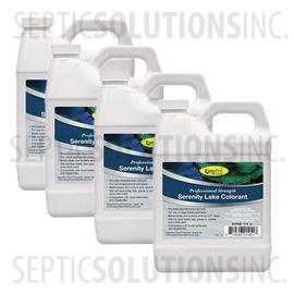 Case of Super Concentrated Deep Blue Serenity Pond Dye Liquid in Four 1 Quart Bottles