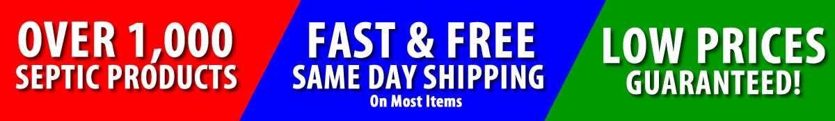 septic parts fast and free shipping