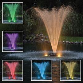PondPlus+ AquaShine RGBW LED 3-Light Kit for Fountains (Up to 2 HP)
