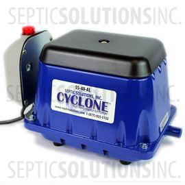 Cyclone SS-40-AL Linear Septic Air Pump with Attached Alarm