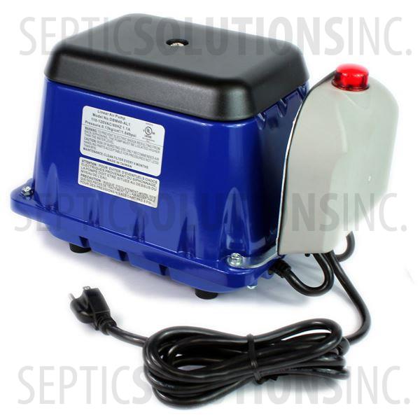 Cyclone SS-40-AL Linear Septic Air Pump with Attached Alarm - Part Number SS40AL